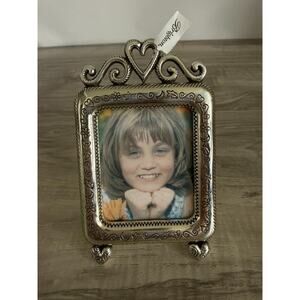 NWT Brighton "Good Times" Silver-plated Miniature Photo Frame
